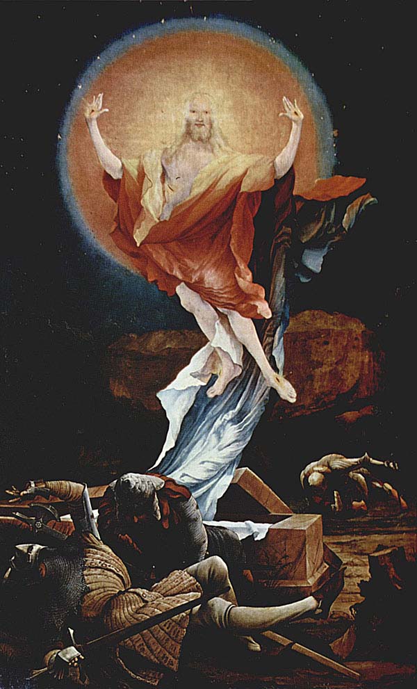 Christus, Auferstehung, Grünewald, Isenheimer Altar